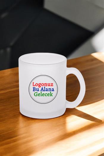 Logo Baskılı Promosyon Buzlu Cam Kupa Bardak