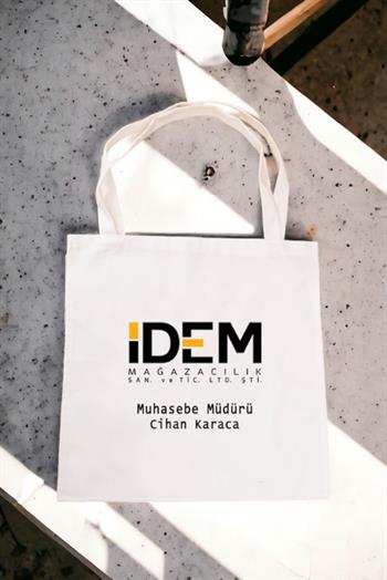 Logolu Bez Çanta