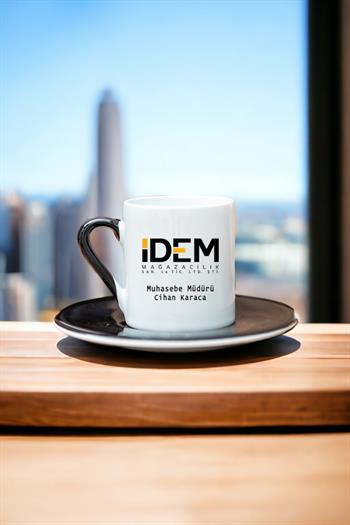 Logolu Renkli Türk Kahvesi Fincanı