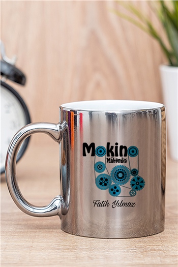 Makine Mühendisi Gold - Silver Kupa Bardak