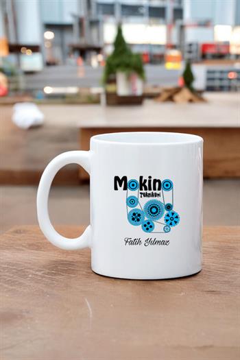 Makine Teknikerine Hediye Beyaz Kupa Bardak