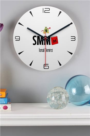 Mali Müşavir Ahşap Duvar Saati