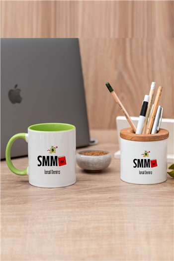 Mali Müşavir Renkli Kupa Bardak ve Kalemlik