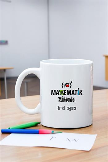 Matematik Mühendisine Hediye Beyaz Kupa Bardak