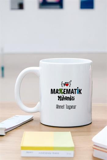 Matematik Mühendisine Hediye Beyaz Kupa Bardak