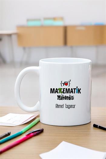 Matematik Mühendisine Hediye Beyaz Kupa Bardak