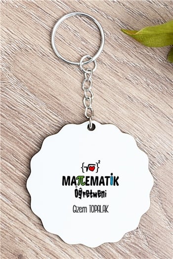 Matematik Öğretmeni Anahtarlık