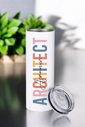 Mimara Hediye İsme Özel Çelik Pipetli Termos Bardak