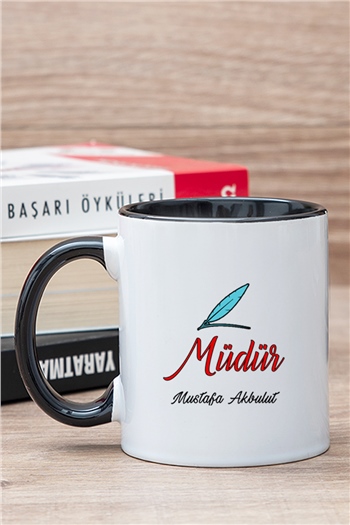 Müdür İçi Renkli Kupa Bardak