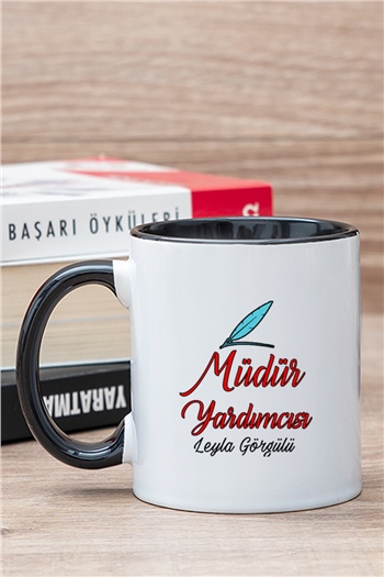 Müdür Yardımcısı İçi Renkli Kupa Bardak