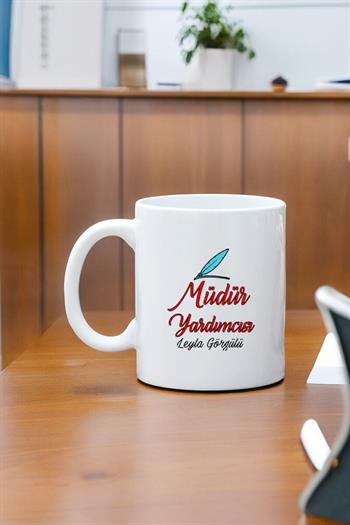 Müdür Yardımcısına Hediye Beyaz Kupa Bardak