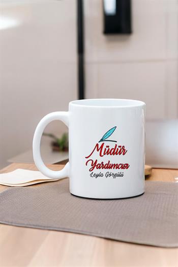 Müdür Yardımcısına Hediye Beyaz Kupa Bardak