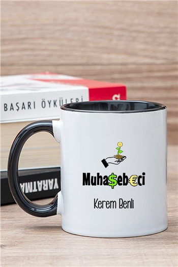 Muhasebeci İçi Renkli Kupa Bardak