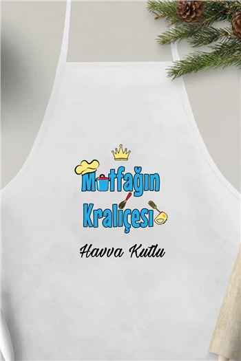 Anneler Günü Hediyesi Mutfağın Kraliçesi Mutfak Önlüğü