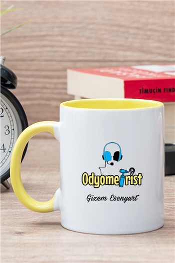 Odyometrist İçi Renkli Kupa Bardak