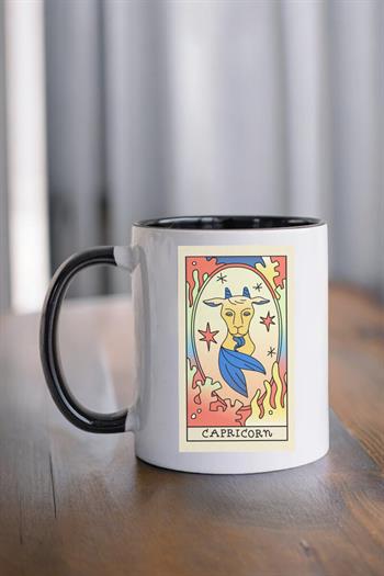 Oğlak Burcu Kadınına Hediye Renkli Kupa Bardak