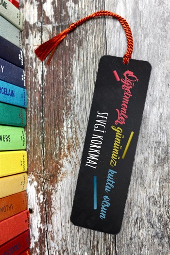 Öğretmenler Gününe Özel Hediye İsimli Kitap Ayracı