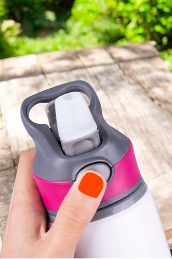 Öğretmenler Günü Hediyesi Karikatürlü Pipetli Su Matarası