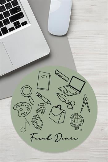 Öğretmenlere Hediye İsim Yazılı Mouse Pad