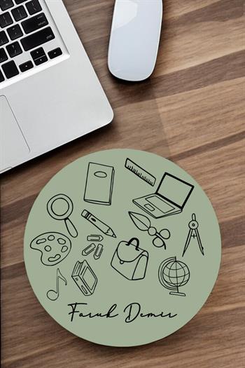 Öğretmenlere Hediye İsim Yazılı Mouse Pad