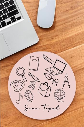 Öğretmenlere Hediye İsim Yazılı Mouse Pad