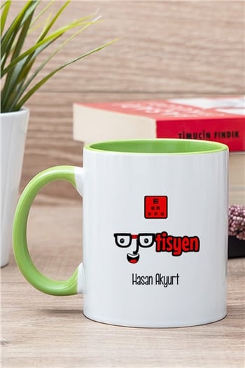 Optisyen İçi Renkli Kupa Bardak