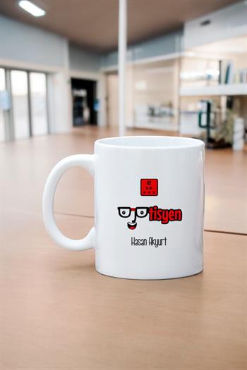 Optisyene Hediye Beyaz Kupa Bardak