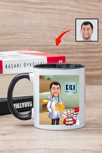Ortopedi Doktoruna Hediye Ortopedist Karikatürlü Kupa Bardak
