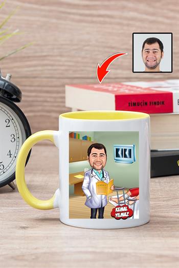 Ortopedi Doktoruna Hediye Ortopedist Karikatürlü Kupa Bardak