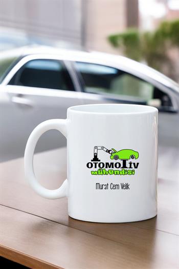 Otomotiv Mühendisine Hediye Beyaz Kupa Bardak