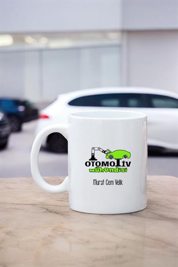 Otomotiv Mühendisine Hediye Beyaz Kupa Bardak