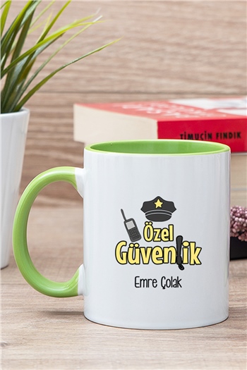 Özel Güvenlik İçi Renkli Kupa Bardak