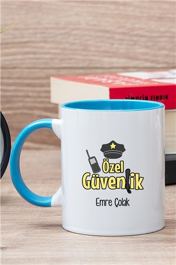 Özel Güvenlik İçi Renkli Kupa Bardak