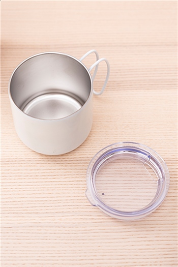 Özel Seri Beyaz Çelik Bardak Termos 240 Ml