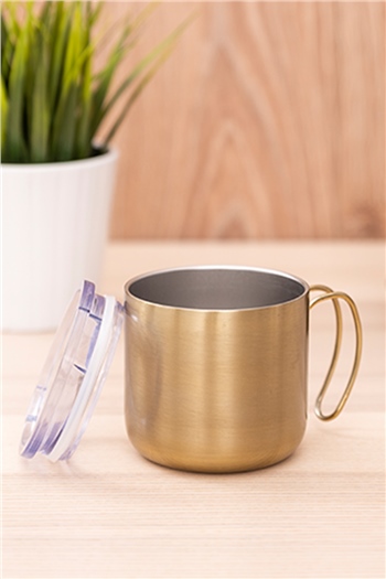 Özel Seri Gold Çelik Bardak Termos 240 Ml