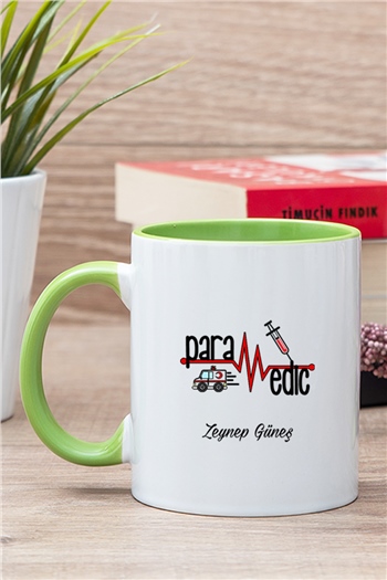 Paramedik İçi Renkli Kupa Bardak