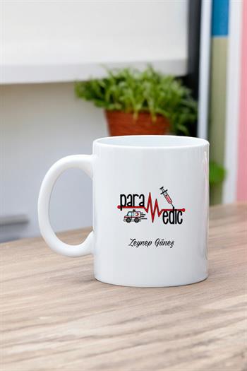 Paramediklere Hediye Beyaz Kupa Bardak