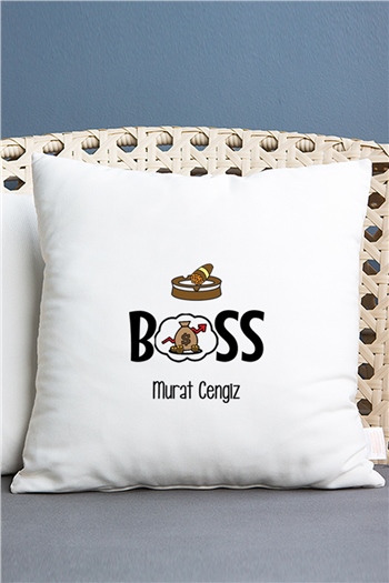 Patron Saten Kare Yastık