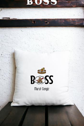 Patron Saten Kare Yastık