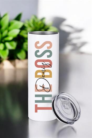 Patrona Hediye İsme Özel Çelik Pipetli Termos Bardak