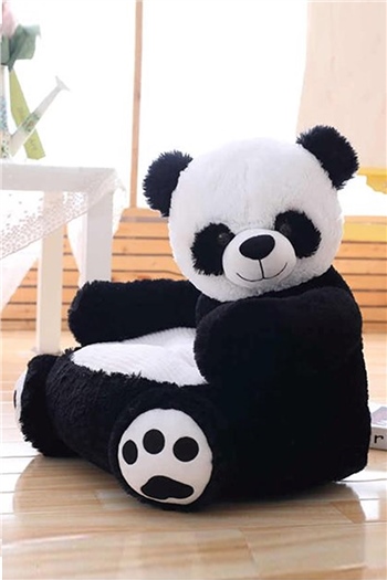 Peluş Panda Figürlü Bebek Çocuk Koltuğu