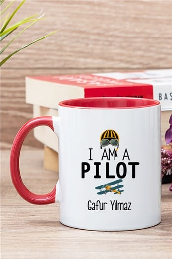 Pilot İçi Renkli Kupa Bardak