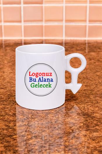 Porselen Logo Baskılı Erkek Sembollü Promosyon Kupa Bardak