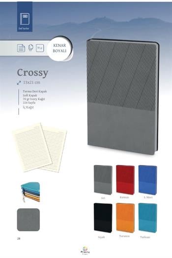 Promosyon 15x21cm Termo Deri Defter KRCD-DFT