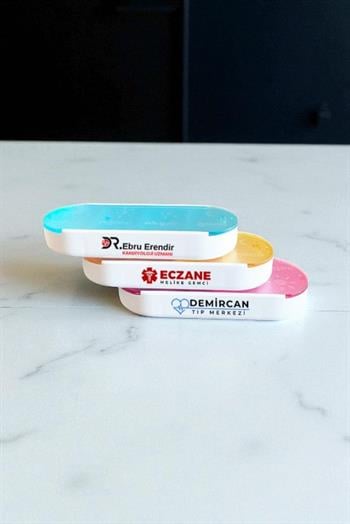 Promosyon 4 Bölmeli İlaç Kutusu