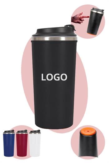 Promosyon 500ml Devrilmez Termos Bardak 0973-PETK