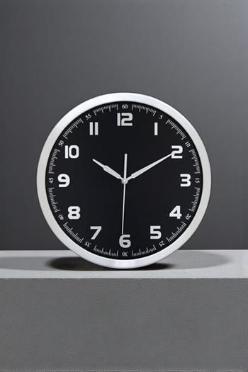 Promosyon Aluminyum Çerçeve Duvar Saati 40cm 10935-TU