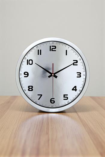 Promosyon Aluminyum Çerçeve Duvar Saati 40cm 10935-TU