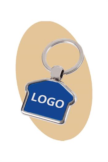 Promosyon Ev Şeklinde Metal Anahtarlık 0903-PETK