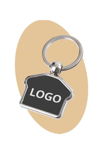 Promosyon Ev Şeklinde Metal Anahtarlık 0903-PETK